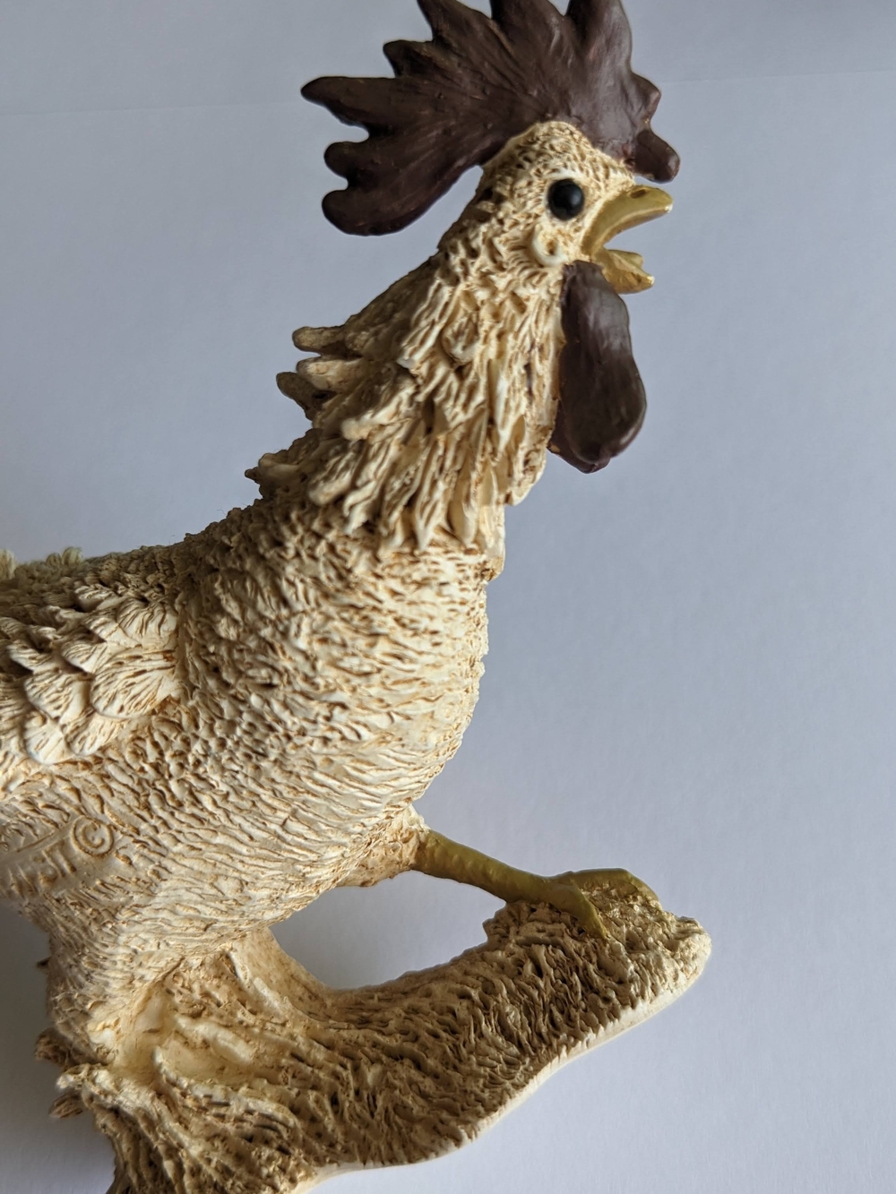 Pete Apsit Farmhouse Rooster Figurine Hand Painted Resin Chicken Rustic Country - Picture 11 of 16
